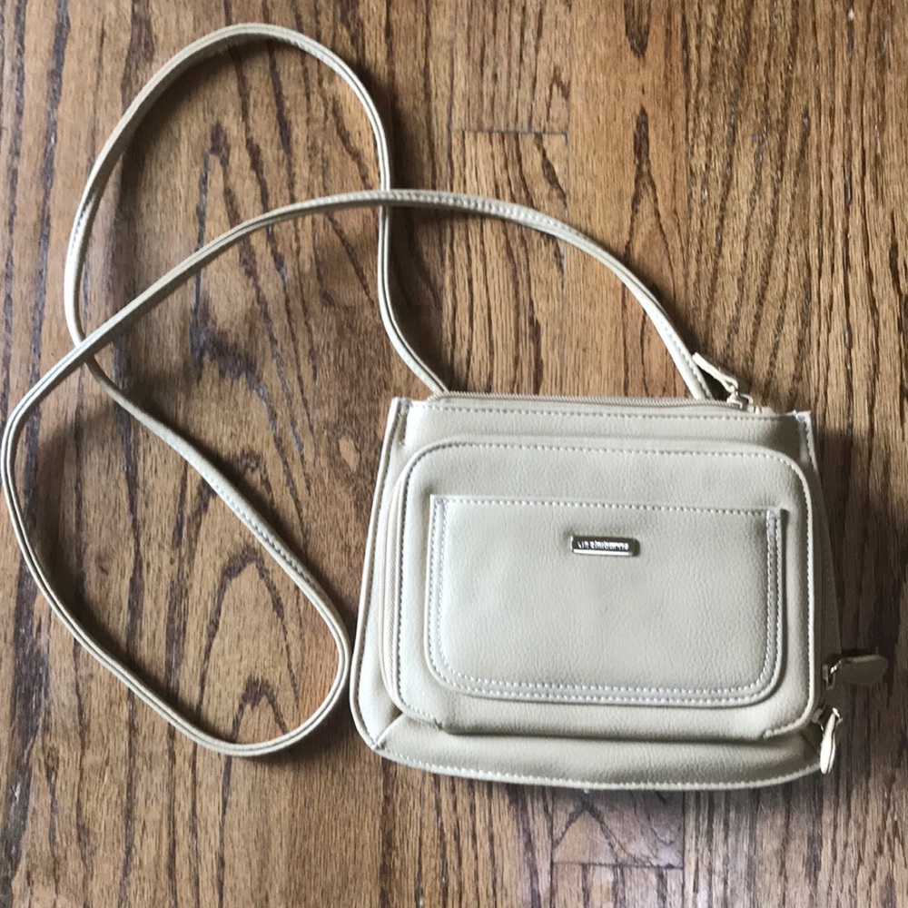 Never used! Liz Claiborne, tan leather purse!